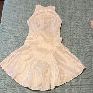 FORE elegant White mini Dress Medium NWOT